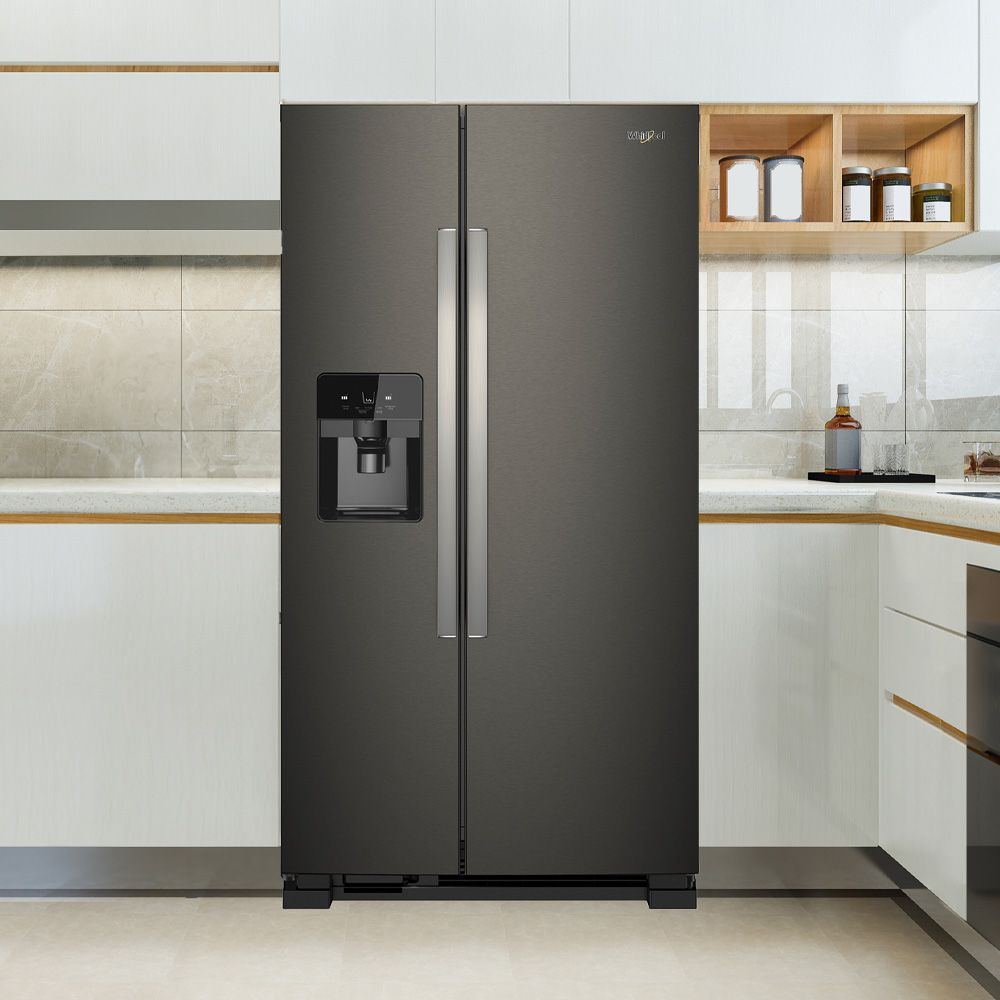 Nevecón 4 puertas Whirlpool 7501545587931 con 5 tecnologías, xpert inverter y con 592 litros de capacidad.